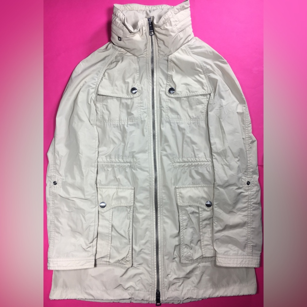 Burberry Brit Lightweight Military Style Jacket Womens Size US 6 UK 8